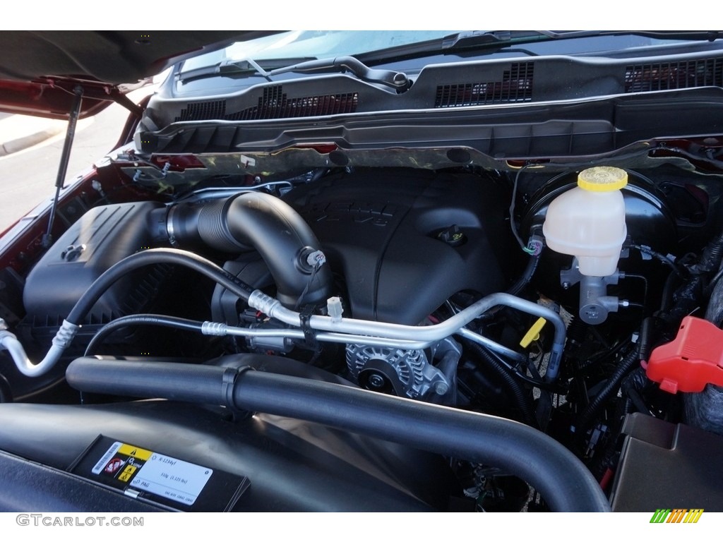 2017 Ram 1500 Express Quad Cab 5.7 Liter OHV HEMI 16-Valve VVT MDS V8 Engine Photo #116792847