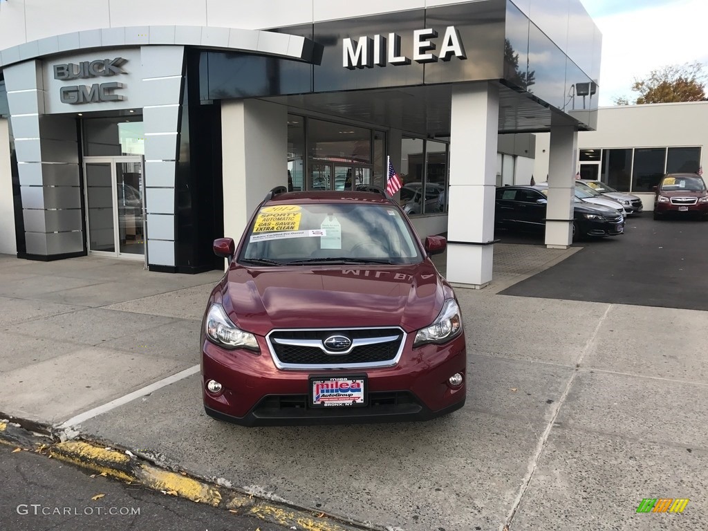 2014 XV Crosstrek 2.0i Limited - Venetian Red Pearl / Ivory photo #1
