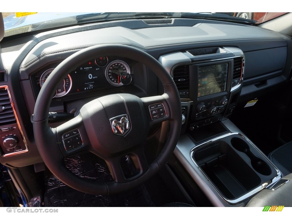 2017 Ram 1500 Sport Quad Cab Black/Diesel Gray Dashboard Photo #116793738