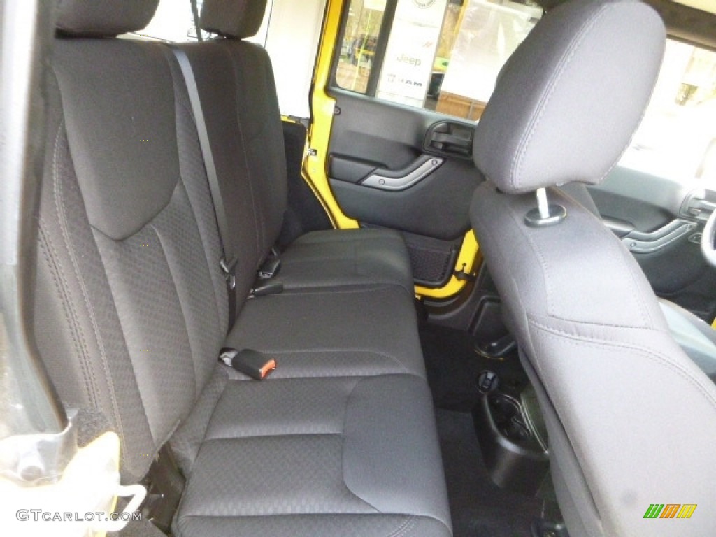2015 Wrangler Unlimited Sport 4x4 - Baja Yellow / Black photo #4