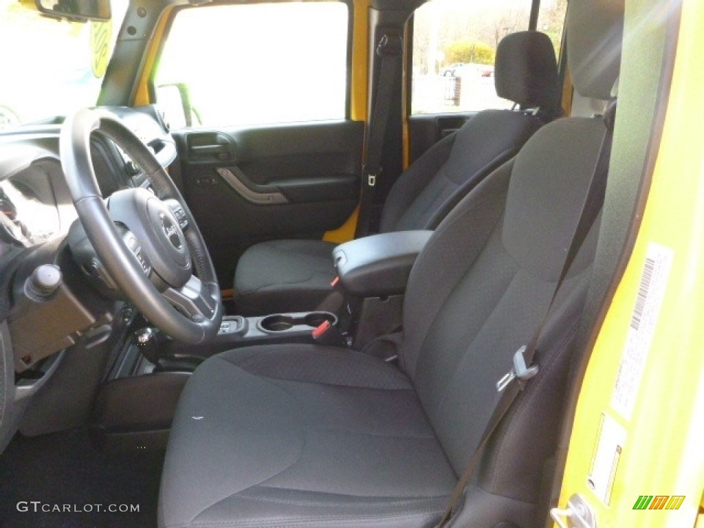 2015 Wrangler Unlimited Sport 4x4 - Baja Yellow / Black photo #15