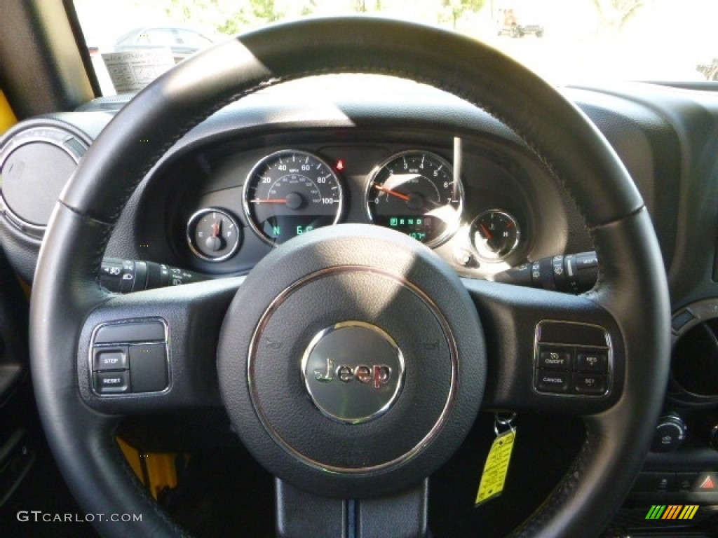 2015 Wrangler Unlimited Sport 4x4 - Baja Yellow / Black photo #17