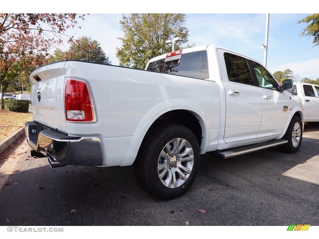 2017 1500 Laramie Longhorn Crew Cab - Bright White / Canyon Brown/Light Frost Beige photo #3