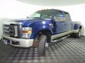 2008 Dark Blue Pearl Metallic Ford F350 Super Duty King Ranch Crew Cab 4x4 Dually  photo #4