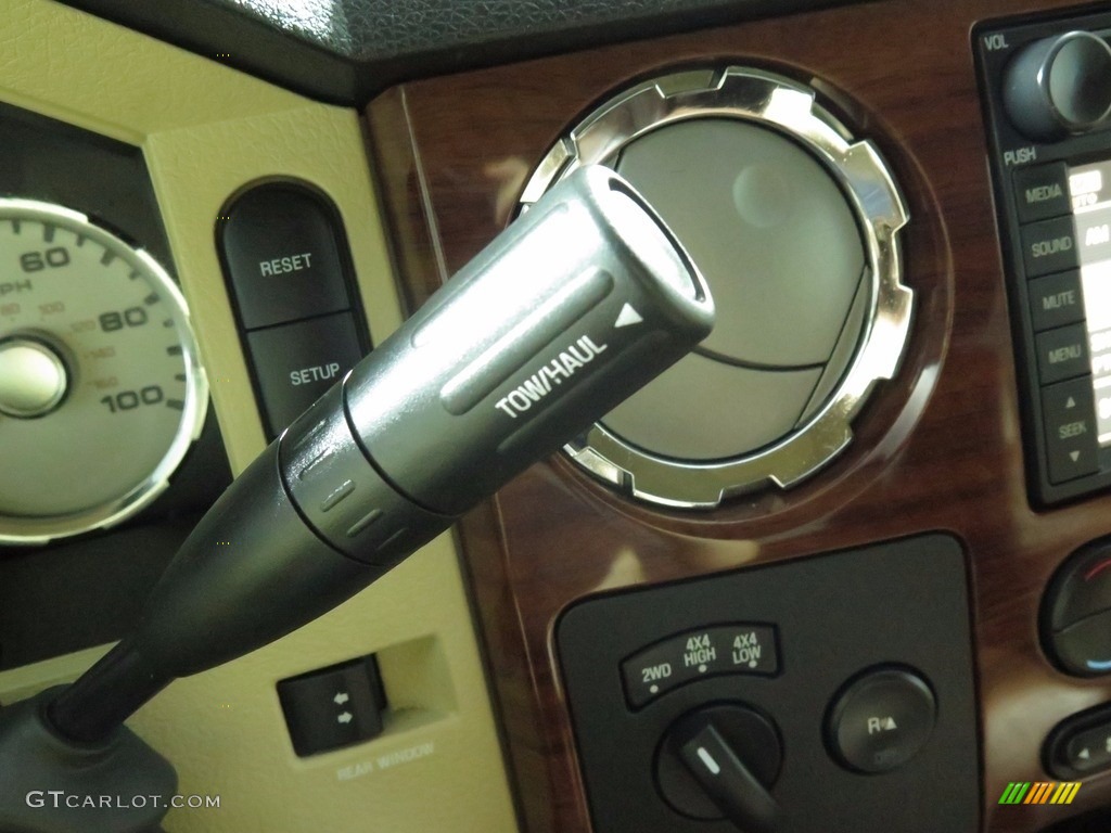 2008 F350 Super Duty King Ranch Crew Cab 4x4 Dually - Dark Blue Pearl Metallic / Chaparral Brown photo #23