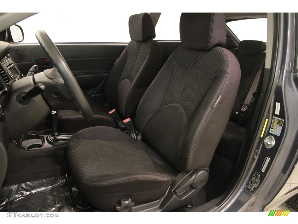 2010 Accent GS 3 Door - Charcoal Gray / Black photo #5