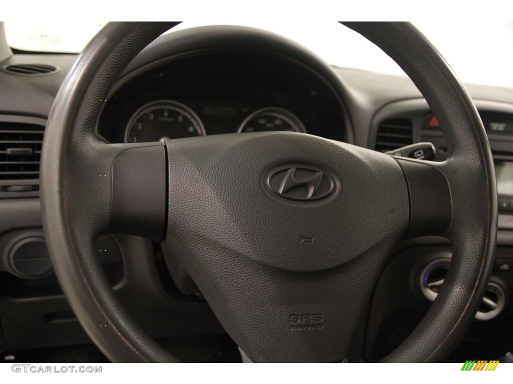 2010 Accent GS 3 Door - Charcoal Gray / Black photo #6