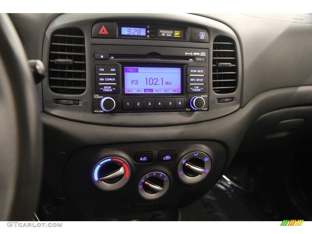 2010 Accent GS 3 Door - Charcoal Gray / Black photo #8