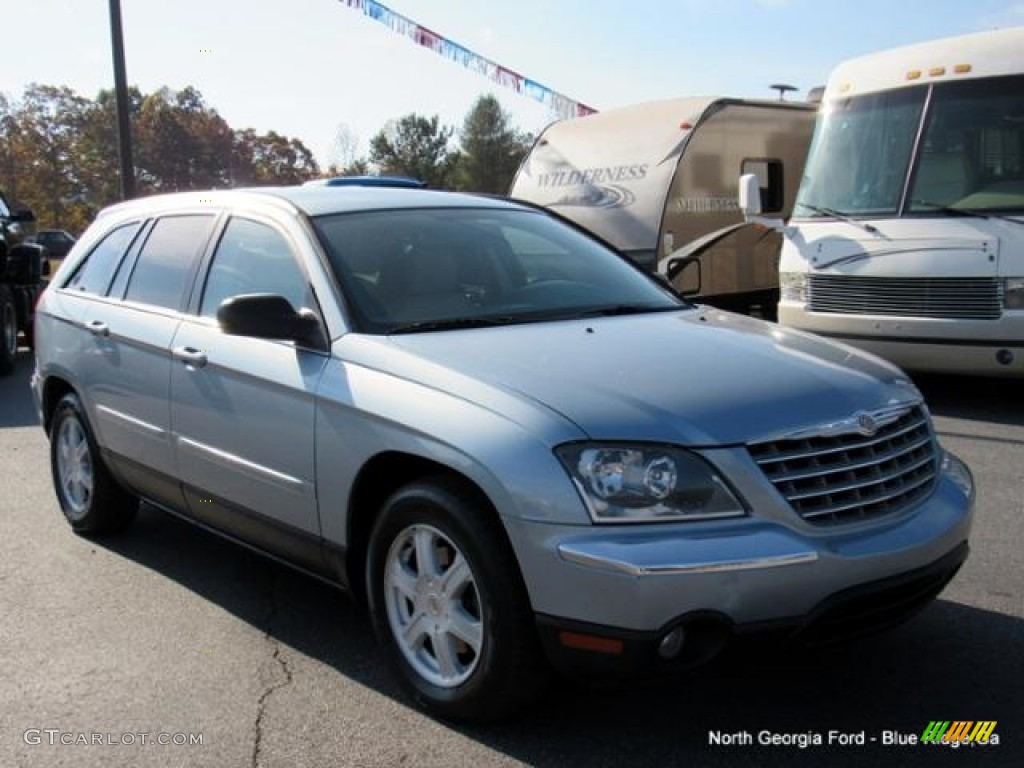 2005 Pacifica Touring AWD - Butane Blue Pearl / Light Taupe photo #7