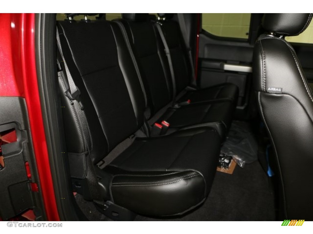 2017 F150 XLT SuperCab 4x4 - Ruby Red / Black photo #4
