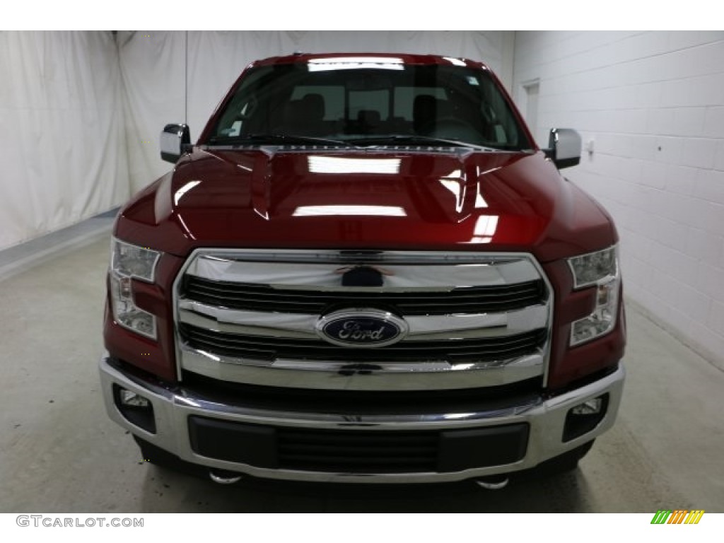 2017 F150 XLT SuperCab 4x4 - Ruby Red / Black photo #5