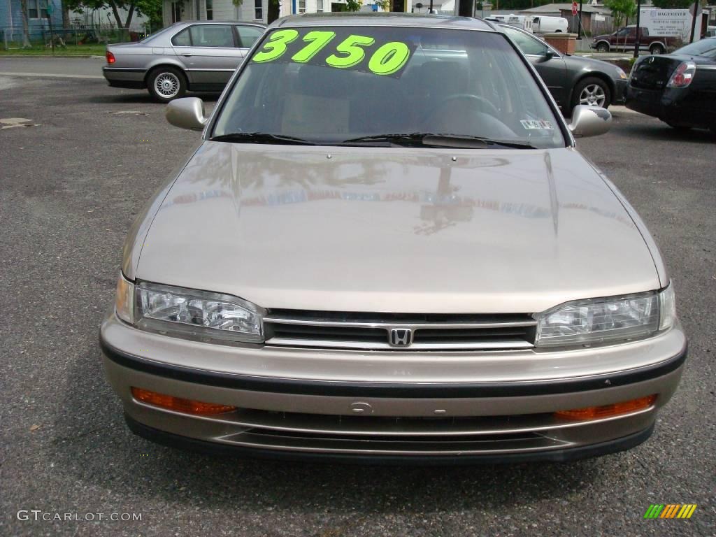 1992 Accord EX Sedan - Pewter Gray Metallic / Burgundy photo #2