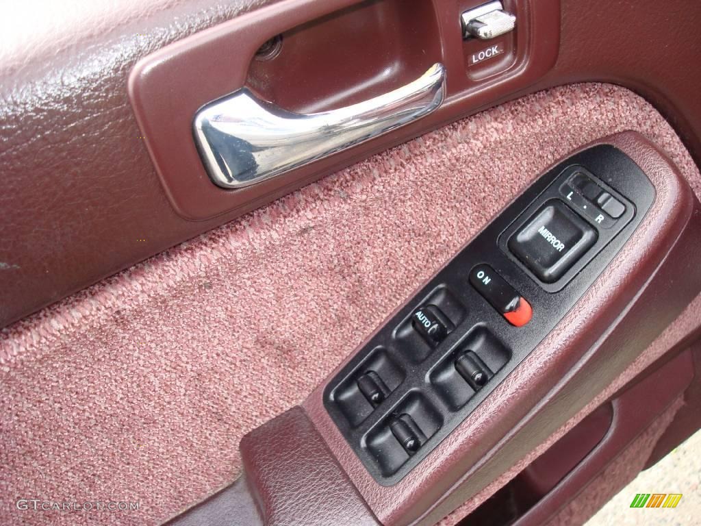 1992 Accord EX Sedan - Pewter Gray Metallic / Burgundy photo #12