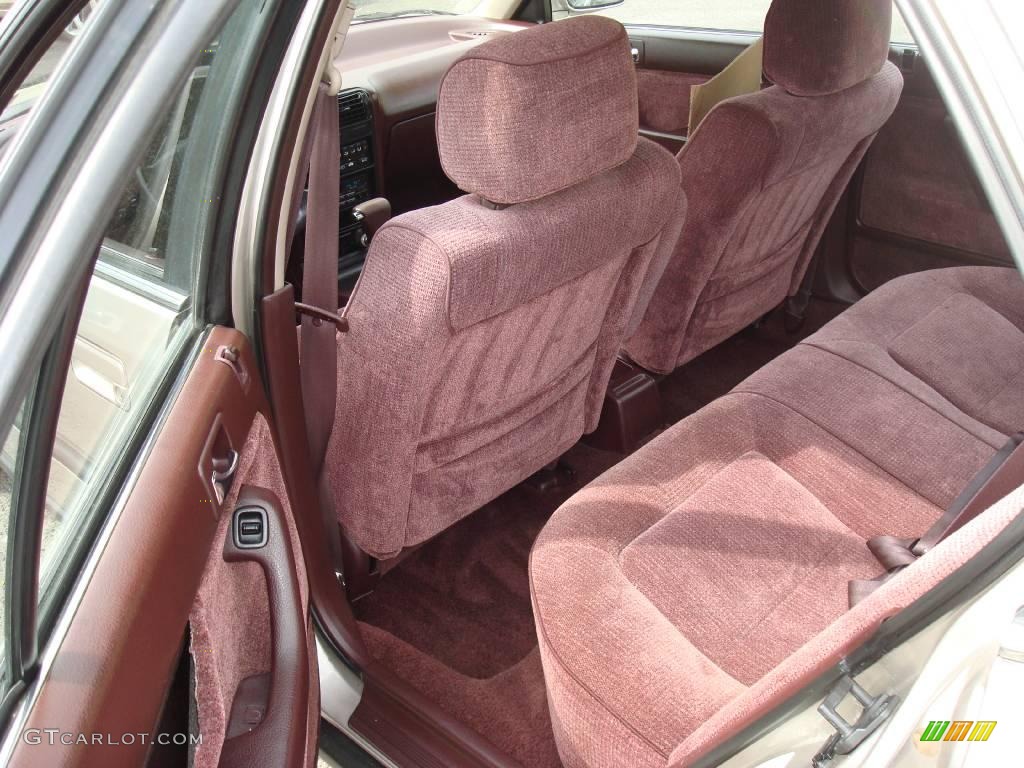 1992 Accord EX Sedan - Pewter Gray Metallic / Burgundy photo #14