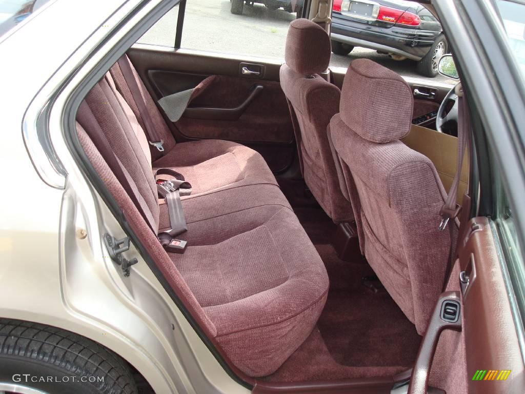 1992 Accord EX Sedan - Pewter Gray Metallic / Burgundy photo #15