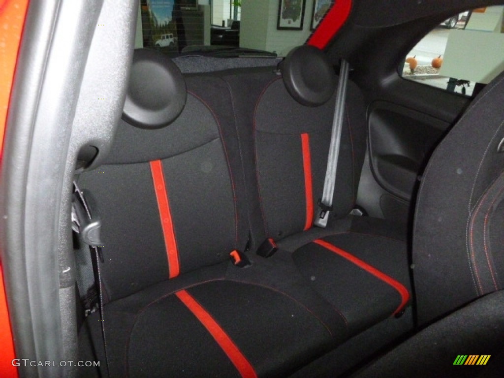 2017 Fiat 500 Abarth Rear Seat Photo #116800896