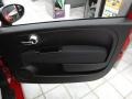 Nero (Black) 2017 Fiat 500 Abarth Door Panel