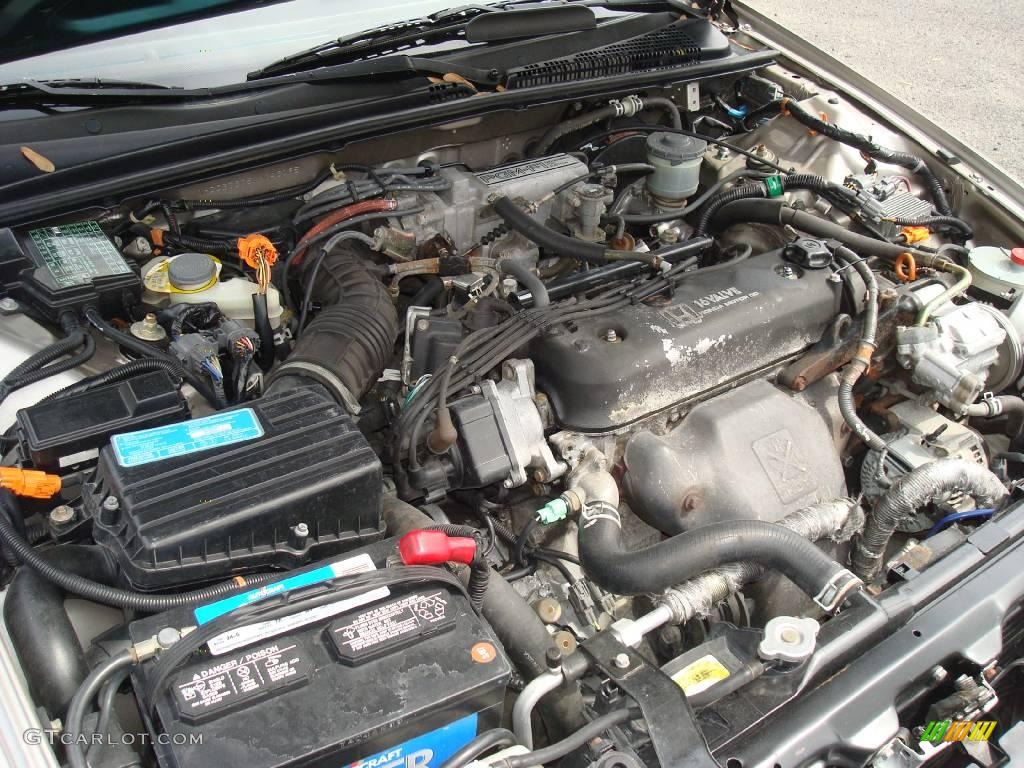 1992 Accord EX Sedan - Pewter Gray Metallic / Burgundy photo #17