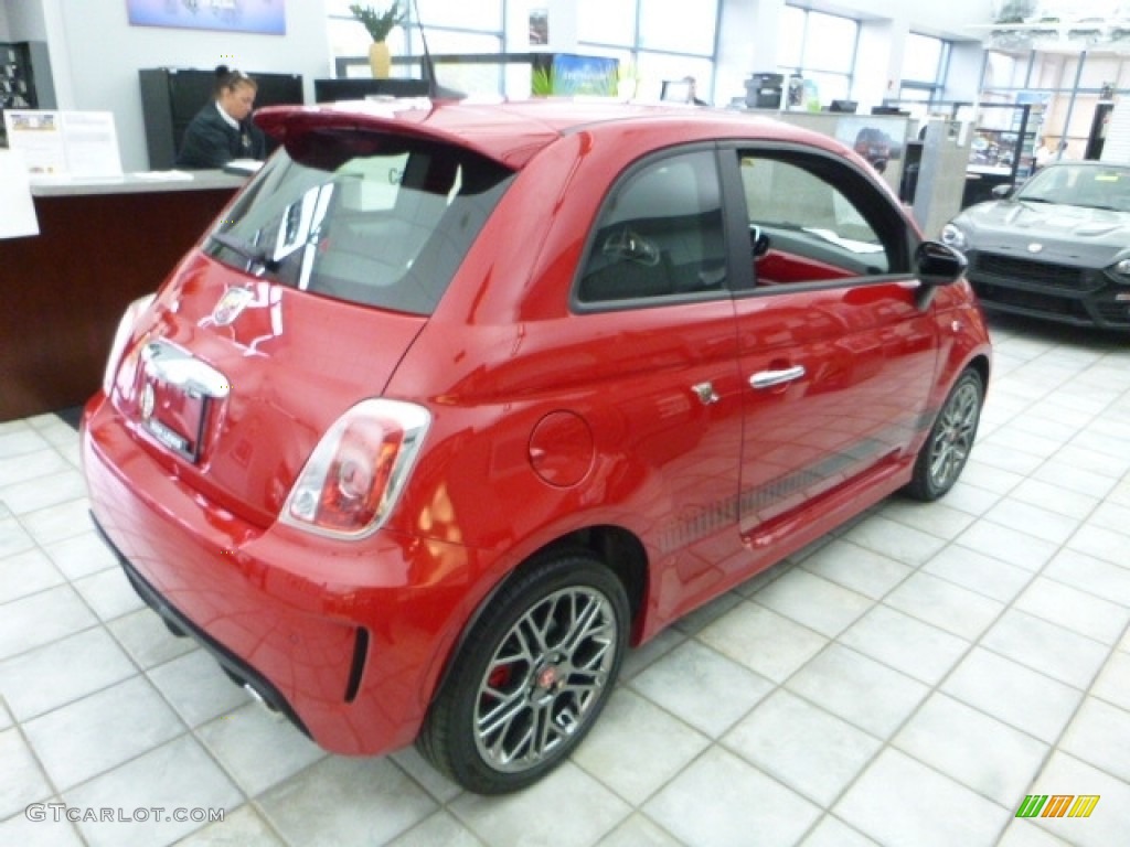 Rosso (Red) 2017 Fiat 500 Abarth Exterior Photo #116800926
