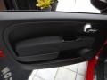 Nero (Black) 2017 Fiat 500 Abarth Door Panel