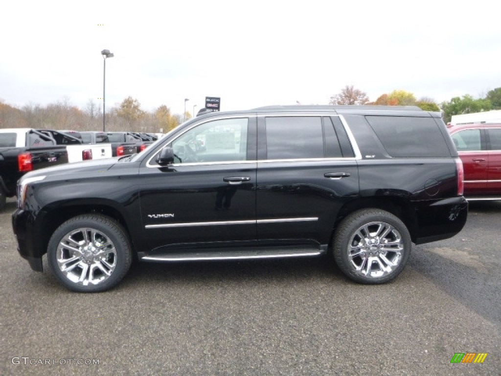 Onyx Black 2017 GMC Yukon SLT 4WD Exterior Photo #116801574