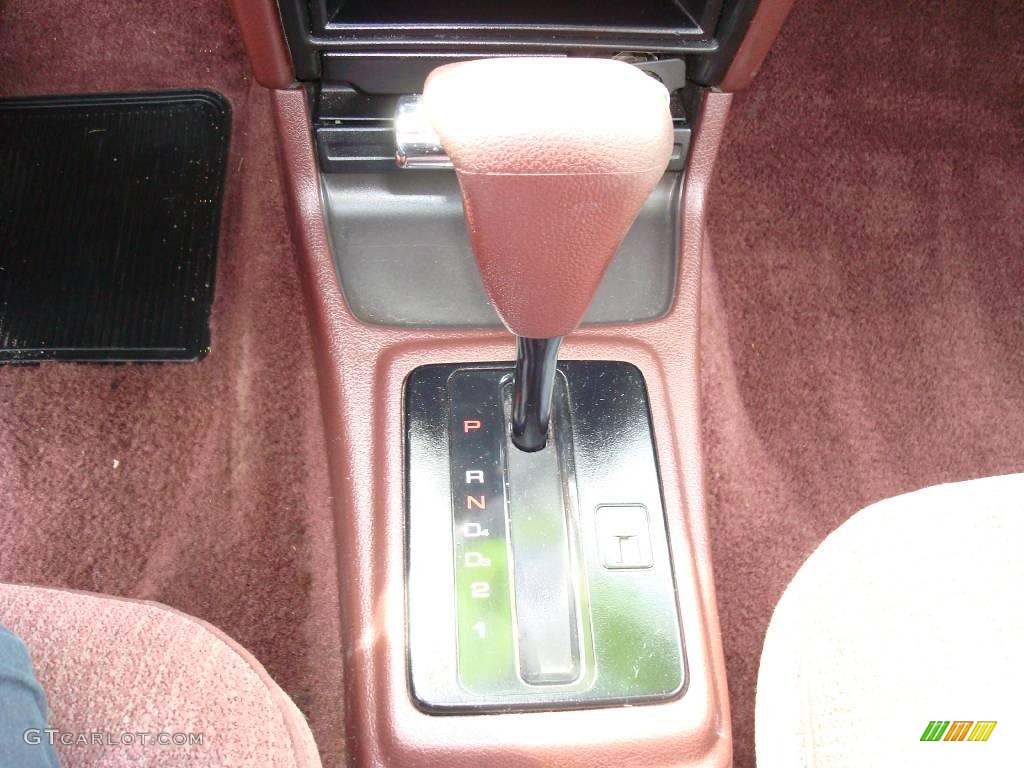 1992 Accord EX Sedan - Pewter Gray Metallic / Burgundy photo #24