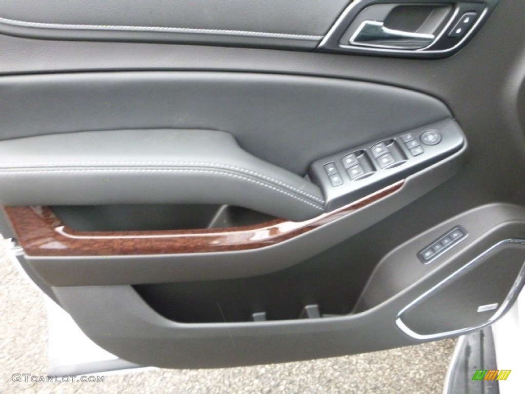 2017 GMC Yukon SLT 4WD Jet Black Door Panel Photo #116802024