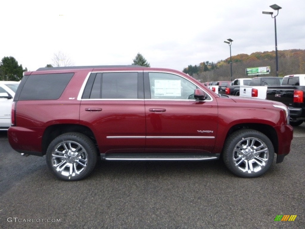 Crimson Red Tintcoat 2017 GMC Yukon SLT 4WD Exterior Photo #116802210