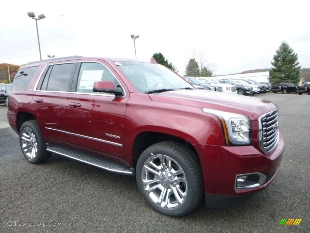 Crimson Red Tintcoat 2017 GMC Yukon SLT 4WD Exterior Photo #116802270