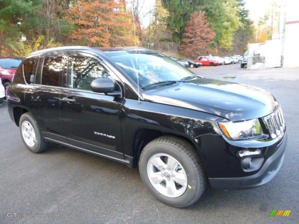 Black 2017 Jeep Compass Sport Exterior Photo #116802780