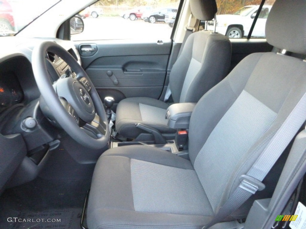 Dark Slate Gray Interior 2017 Jeep Compass Sport Photo #116802807