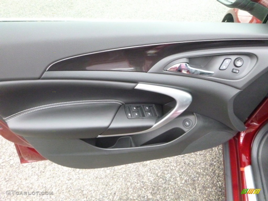 2017 Buick Regal AWD Ebony Door Panel Photo #116802819