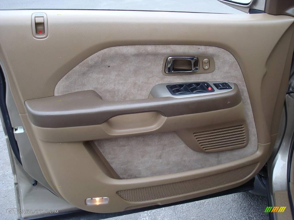 2004 Pilot EX 4WD - Sandstone Metallic / Saddle photo #12