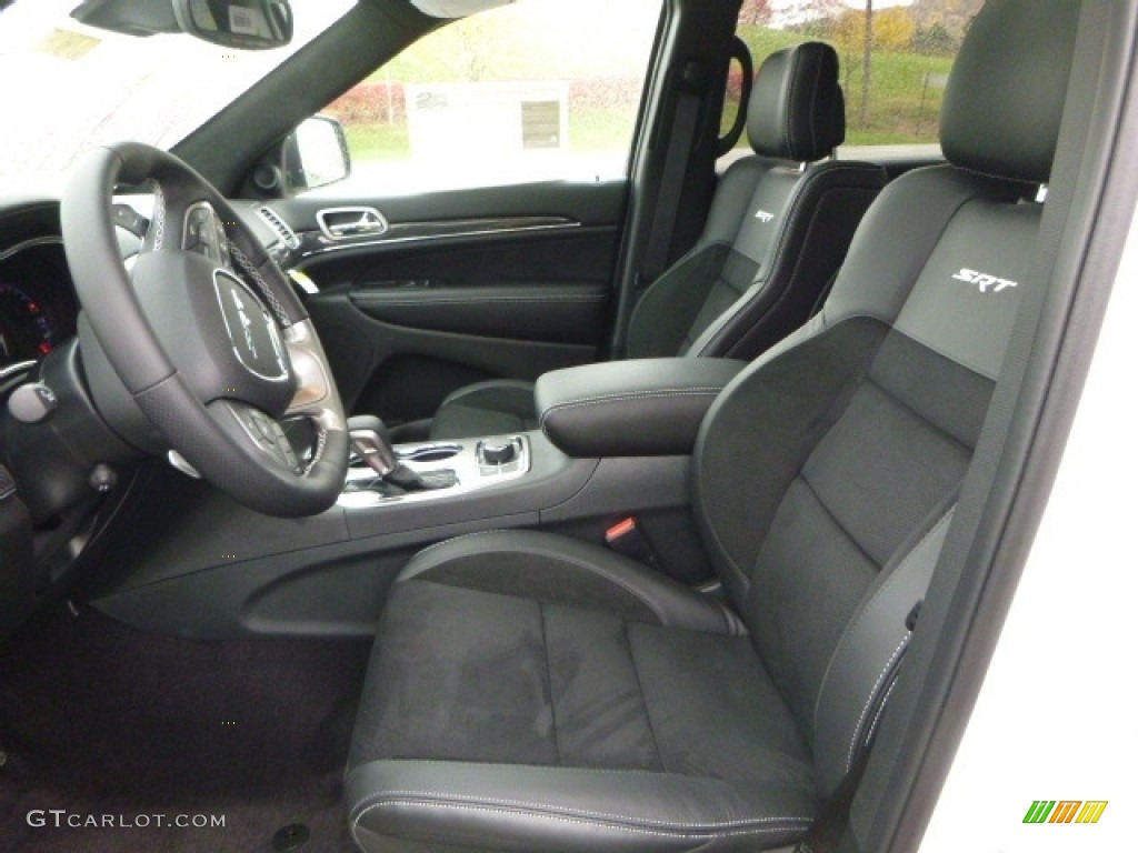 Black Interior 2017 Jeep Grand Cherokee SRT 4x4 Photo #116804157