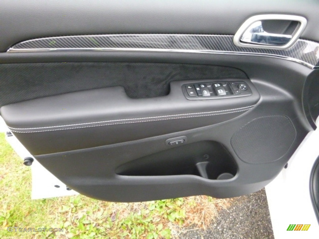 2017 Jeep Grand Cherokee SRT 4x4 Black Door Panel Photo #116804169