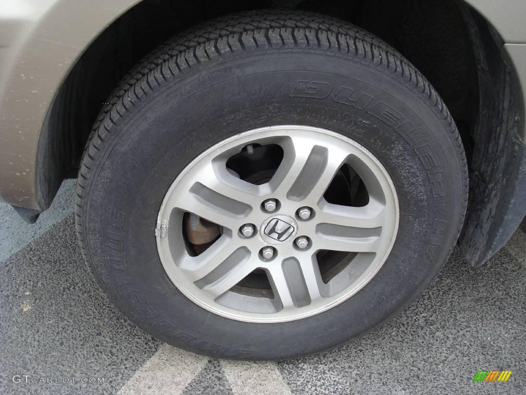 2004 Pilot EX 4WD - Sandstone Metallic / Saddle photo #20