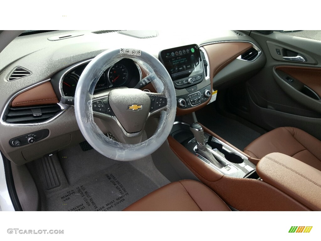 Dark Atmosphere/Loft Brown Interior 2017 Chevrolet Malibu Hybrid Photo #116805189