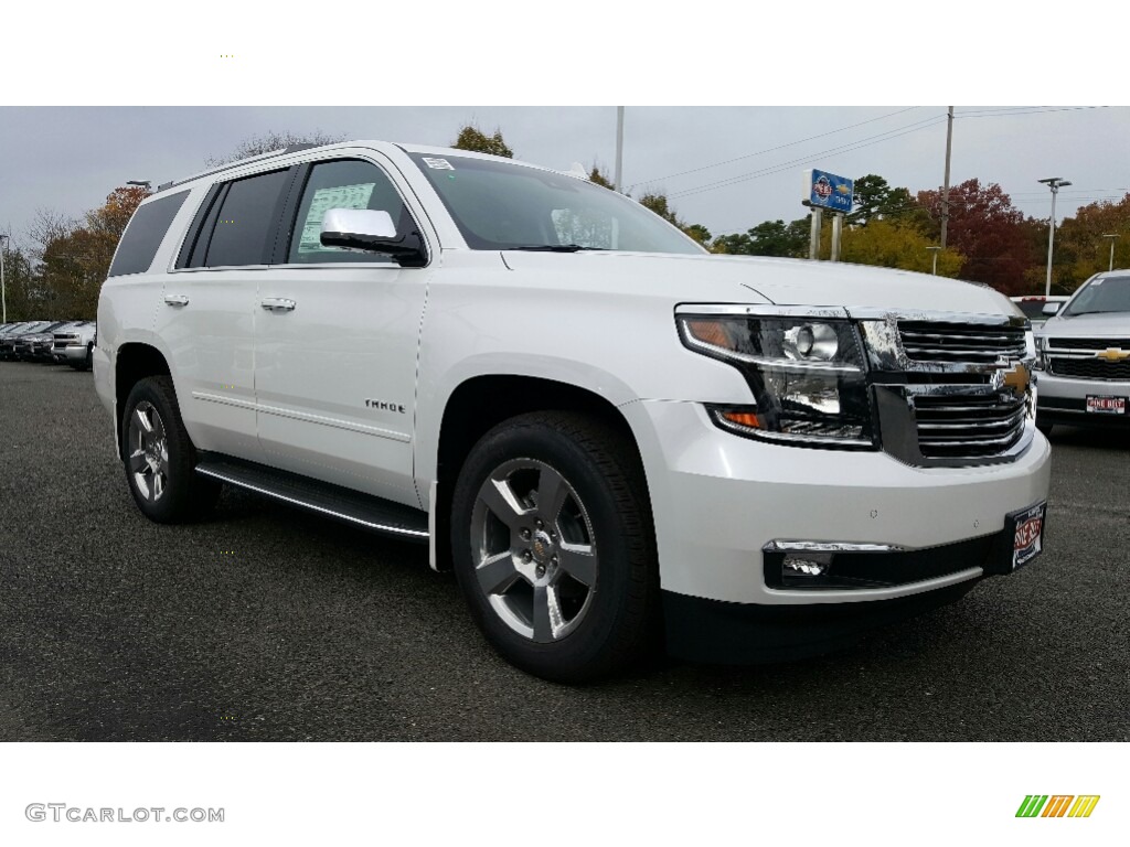 2017 Tahoe Premier 4WD - Iridescent Pearl Tricoat / Cocoa/Mahogany photo #1