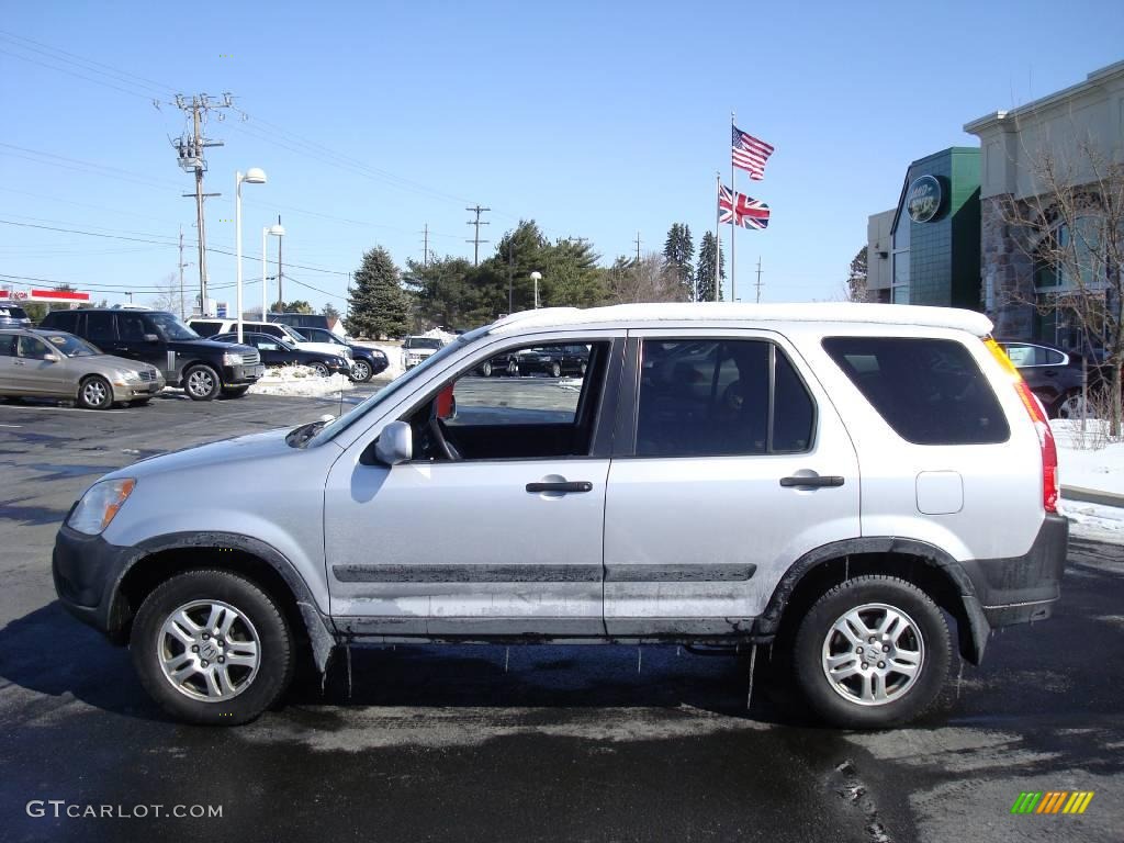 2002 CR-V EX 4WD - Satin Silver Metallic / Black photo #9
