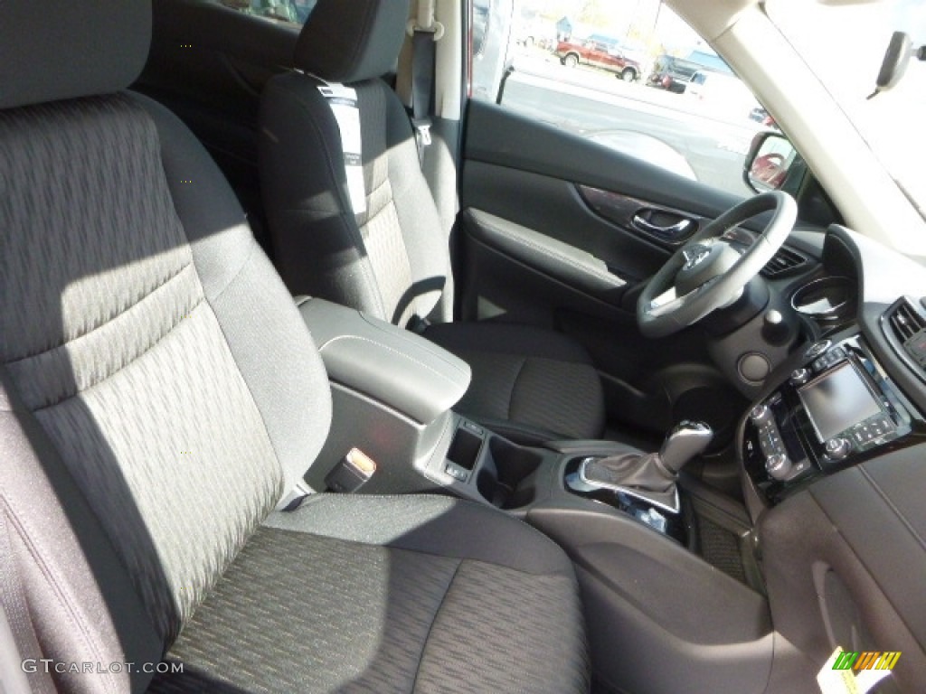 Charcoal Interior 2017 Nissan Rogue SV AWD Photo #116806419