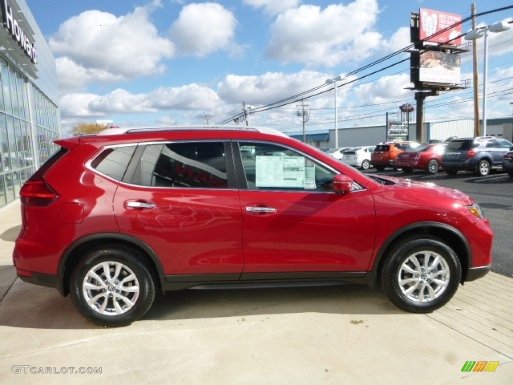 Palatial Ruby 2017 Nissan Rogue SV AWD Exterior Photo #116806455