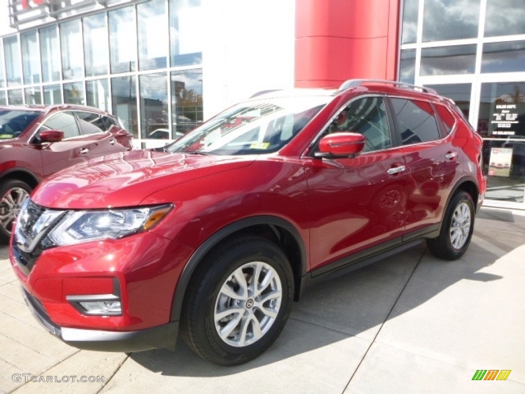 Palatial Ruby 2017 Nissan Rogue SV AWD Exterior Photo #116806551