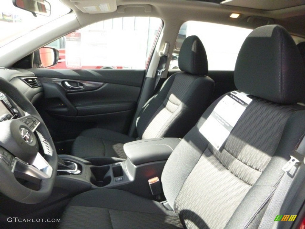 Charcoal Interior 2017 Nissan Rogue SV AWD Photo #116806593