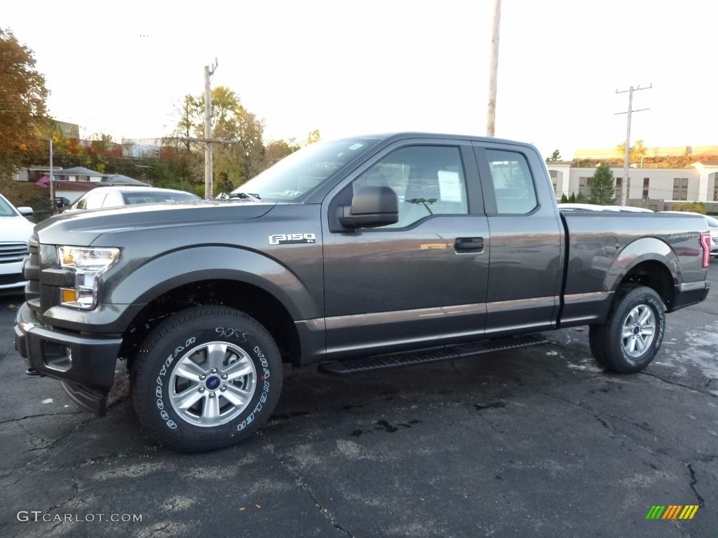 2017 F150 XL SuperCab 4x4 - Magnetic / Earth Gray photo #4