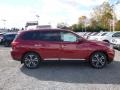 2017 Cayenne Red Nissan Pathfinder Platinum 4x4  photo #8