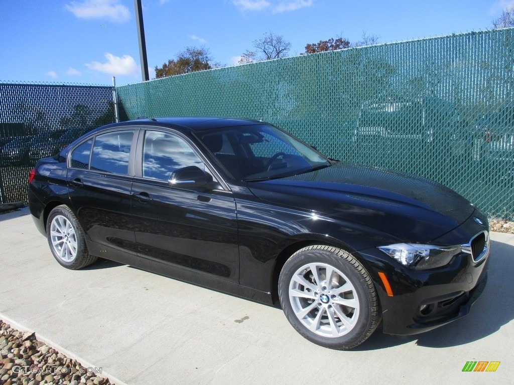 2017 3 Series 320i xDrive Sedan - Jet Black / Black photo #1