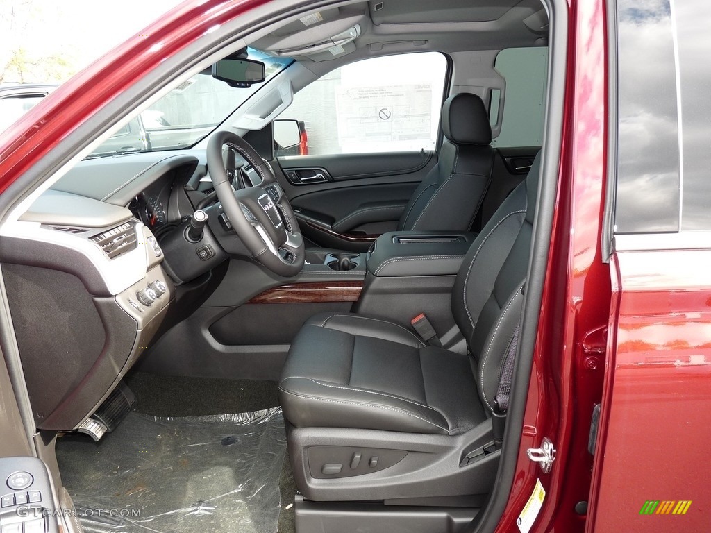 Jet Black Interior 2017 GMC Yukon SLT 4WD Photo #116807013