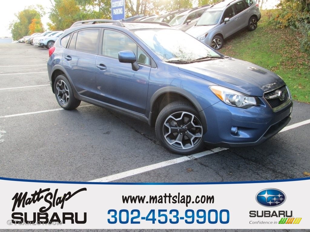 2013 XV Crosstrek 2.0 Limited - Marine Blue Pearl / Ivory photo #1