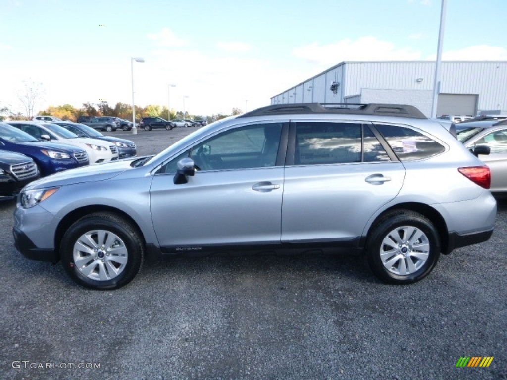 2017 Outback 2.5i Premium - Ice Silver Metallic / Slate Black photo #10