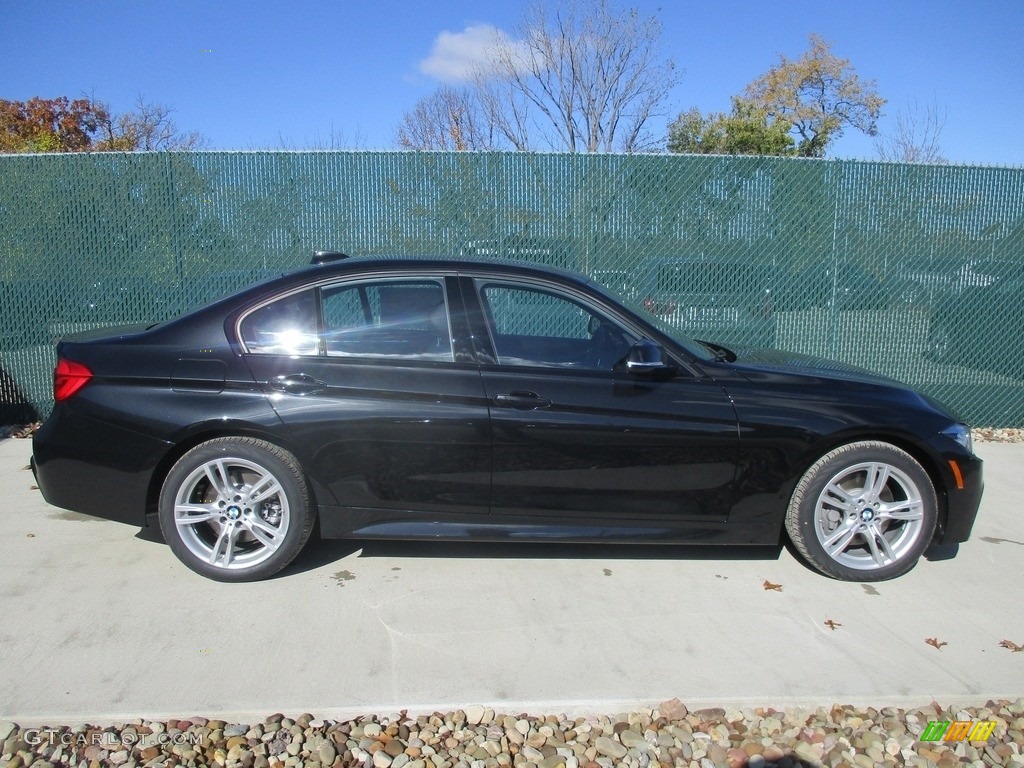 2017 3 Series 340i xDrive Sedan - Black Sapphire Metallic / Black photo #2